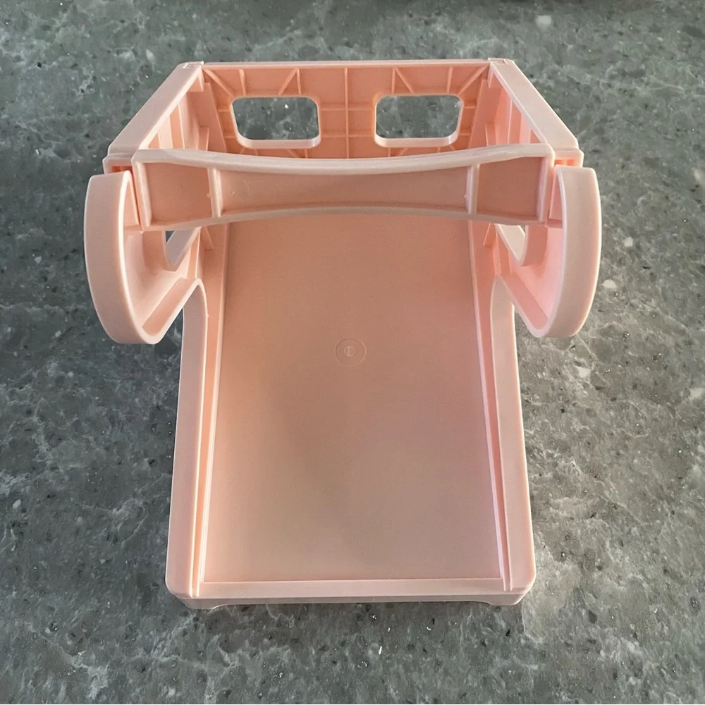 NEW! Shipping Label Holder for Rolls & Fan-Fold Labels Thermal Label Print Pink